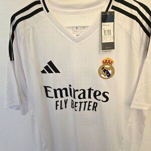 Kylian Mbappe Real Madrid adidas 2024/25 Home Fan Jersey - White